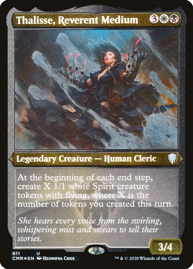 Thalisse, Reverent Medium (Etched) [Commander Legends] | Gamer Loot