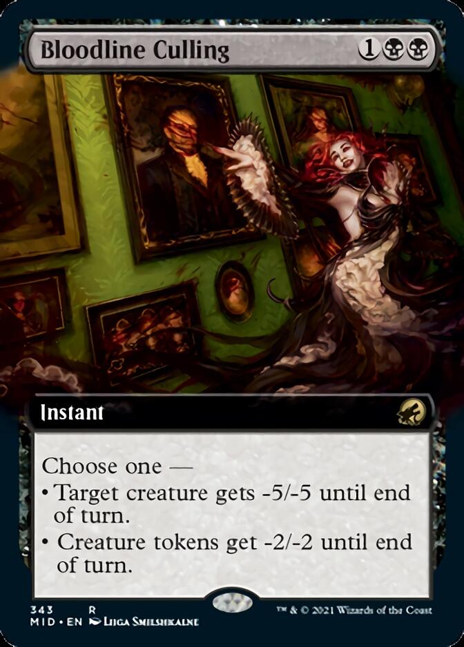 Bloodline Culling (Extended) [Innistrad: Midnight Hunt] | Gamer Loot