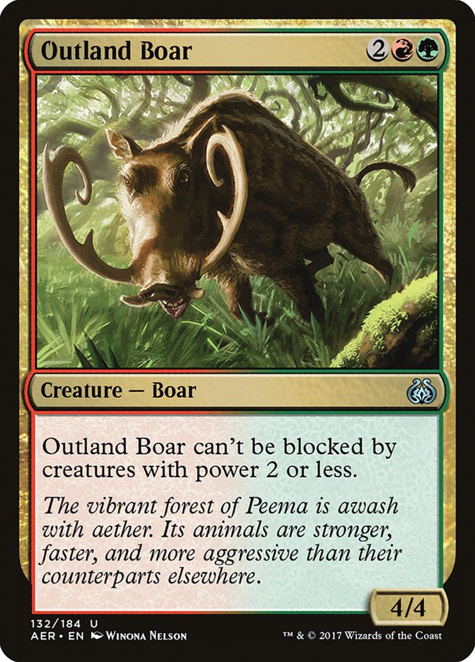 Outland Boar [Aether Revolt] | Gamer Loot