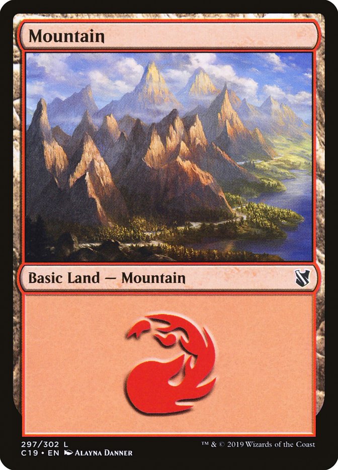 Mountain (297) [Commander 2019] | Gamer Loot