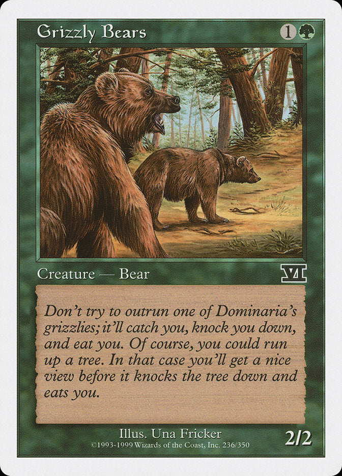 Grizzly Bears [Classic Sixth Edition] | Gamer Loot