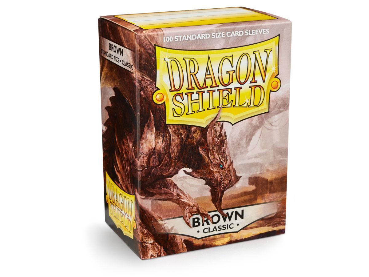 Dragon Shield Classic Sleeve - Brown ‘Brakish’ 100ct | Gamer Loot