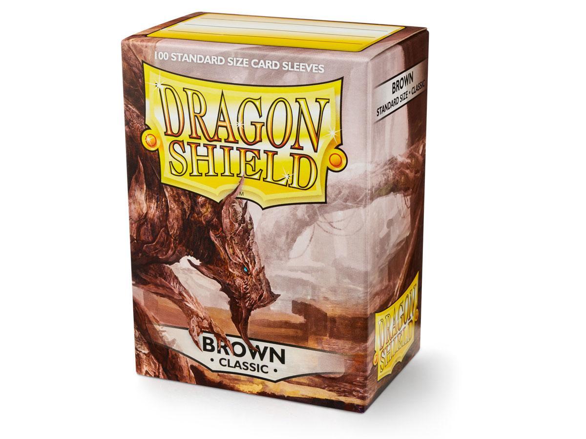 Dragon Shield Classic Sleeve - Brown ‘Brakish’ 100ct | Gamer Loot