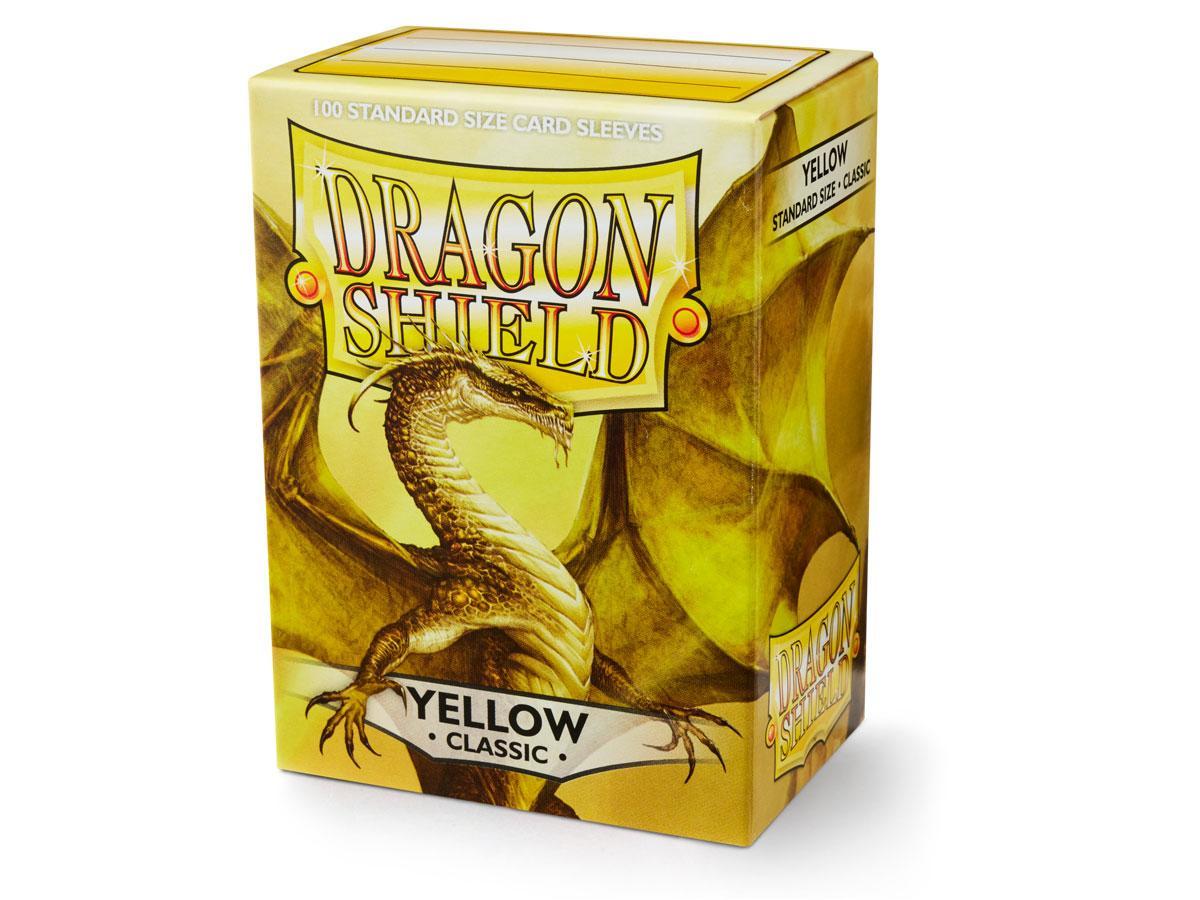 Dragon Shield Classic Sleeve - Yellow ‘Corona’ 100ct | Gamer Loot