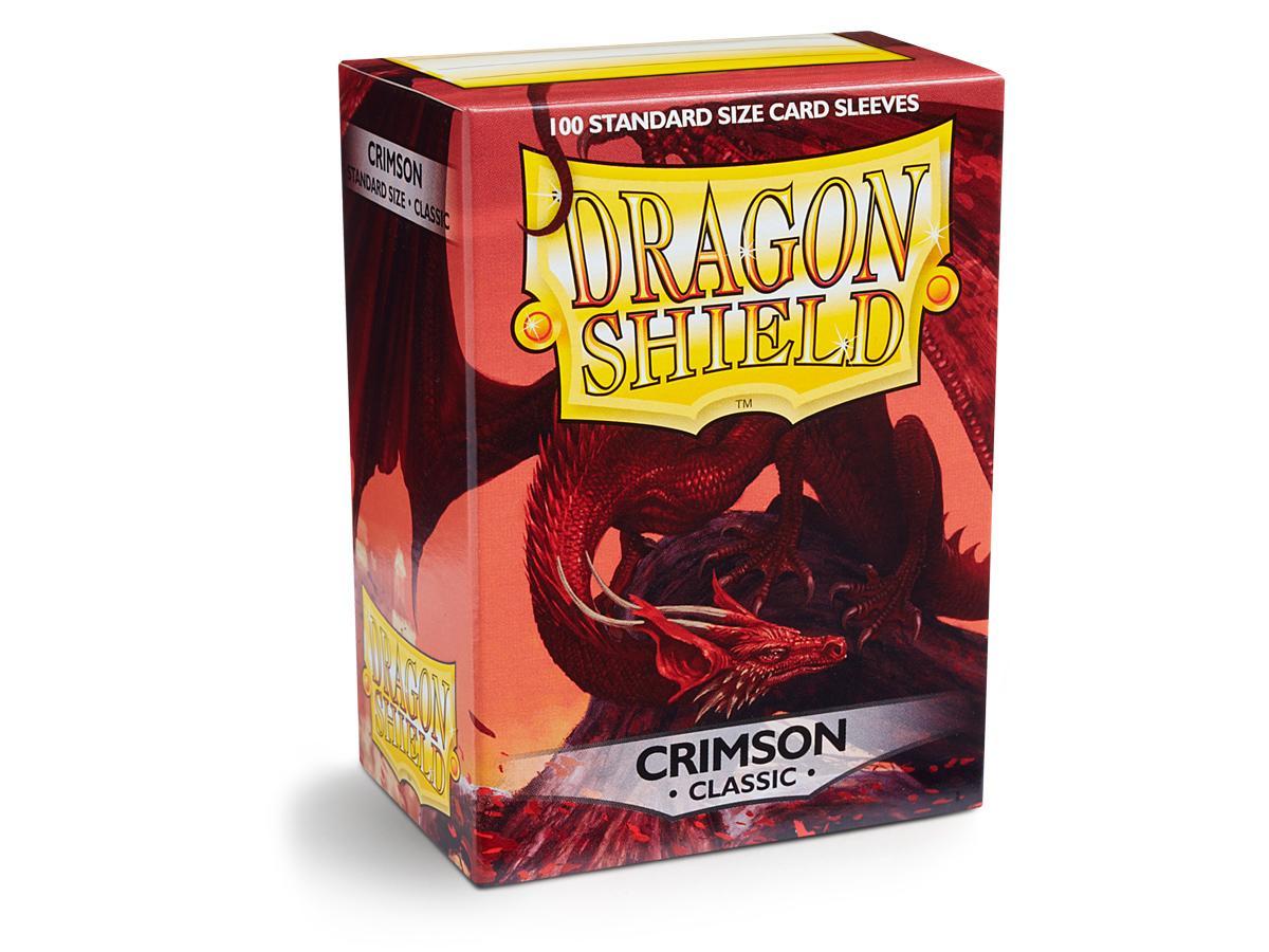 Dragon Shield Classic Sleeve - Crimson ‘Arteris’ 100ct | Gamer Loot