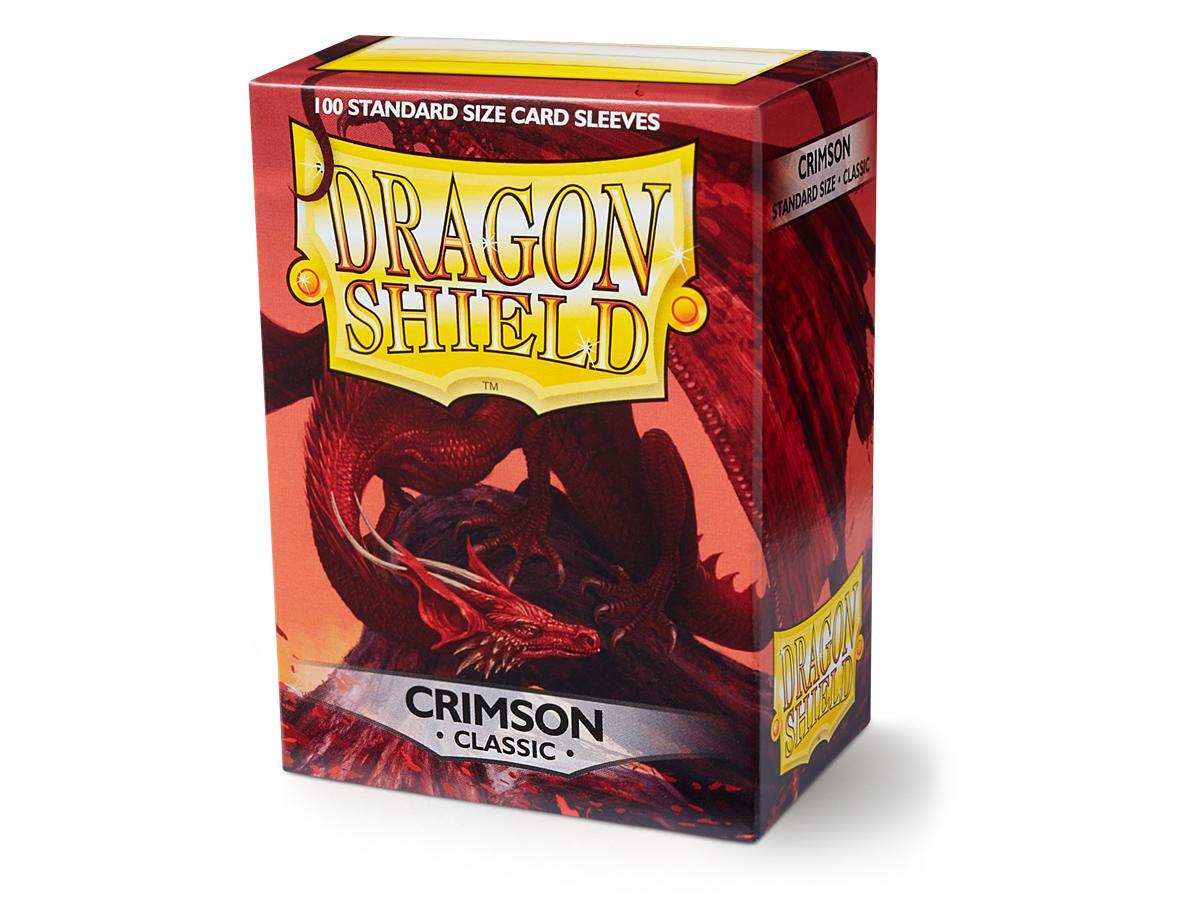 Dragon Shield Classic Sleeve - Crimson ‘Arteris’ 100ct | Gamer Loot