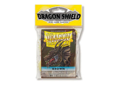 Dragon Shield Classic (Mini) Sleeve - Brown ‘Brakish’ 50ct | Gamer Loot