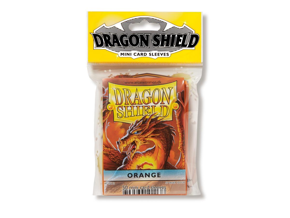 Dragon Shield Classic (Mini) Sleeve - Orange ‘Pyrox’ 50ct | Gamer Loot