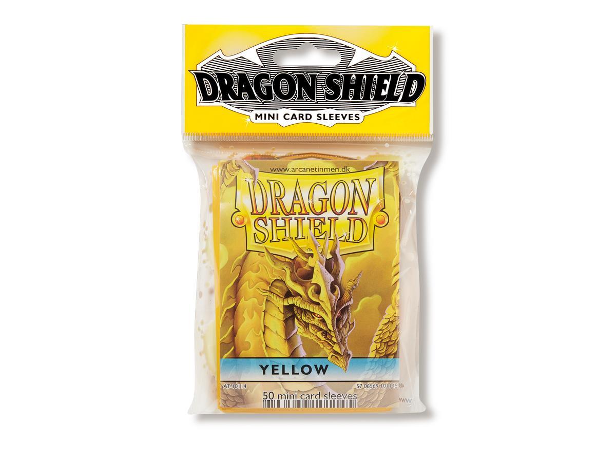 Dragon Shield Classic (Mini) Sleeve - Yellow ‘Corona’ 50ct | Gamer Loot