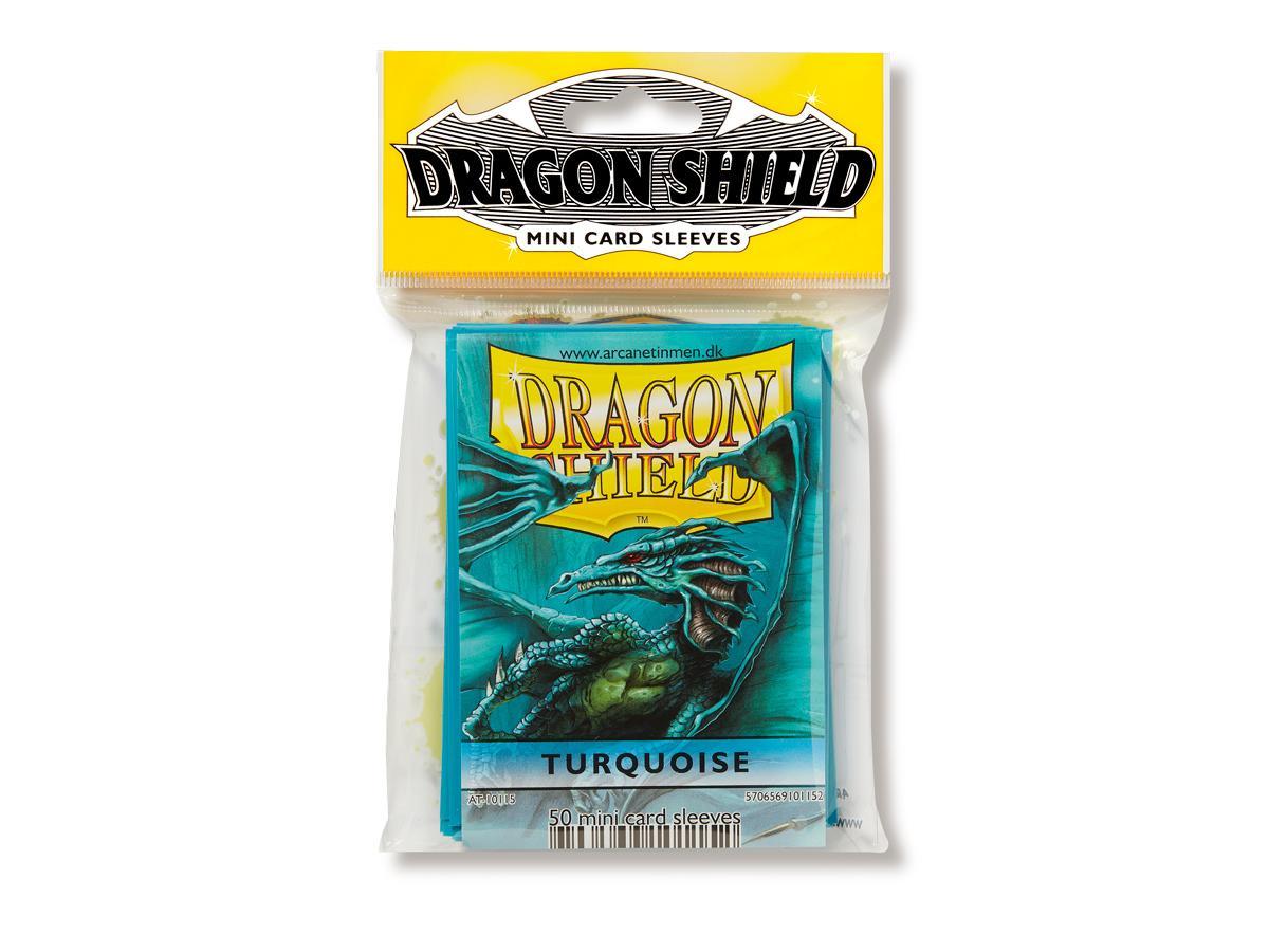 Dragon Shield Classic (Mini) Sleeve - Turquoise ‘Methestique’ 50ct | Gamer Loot