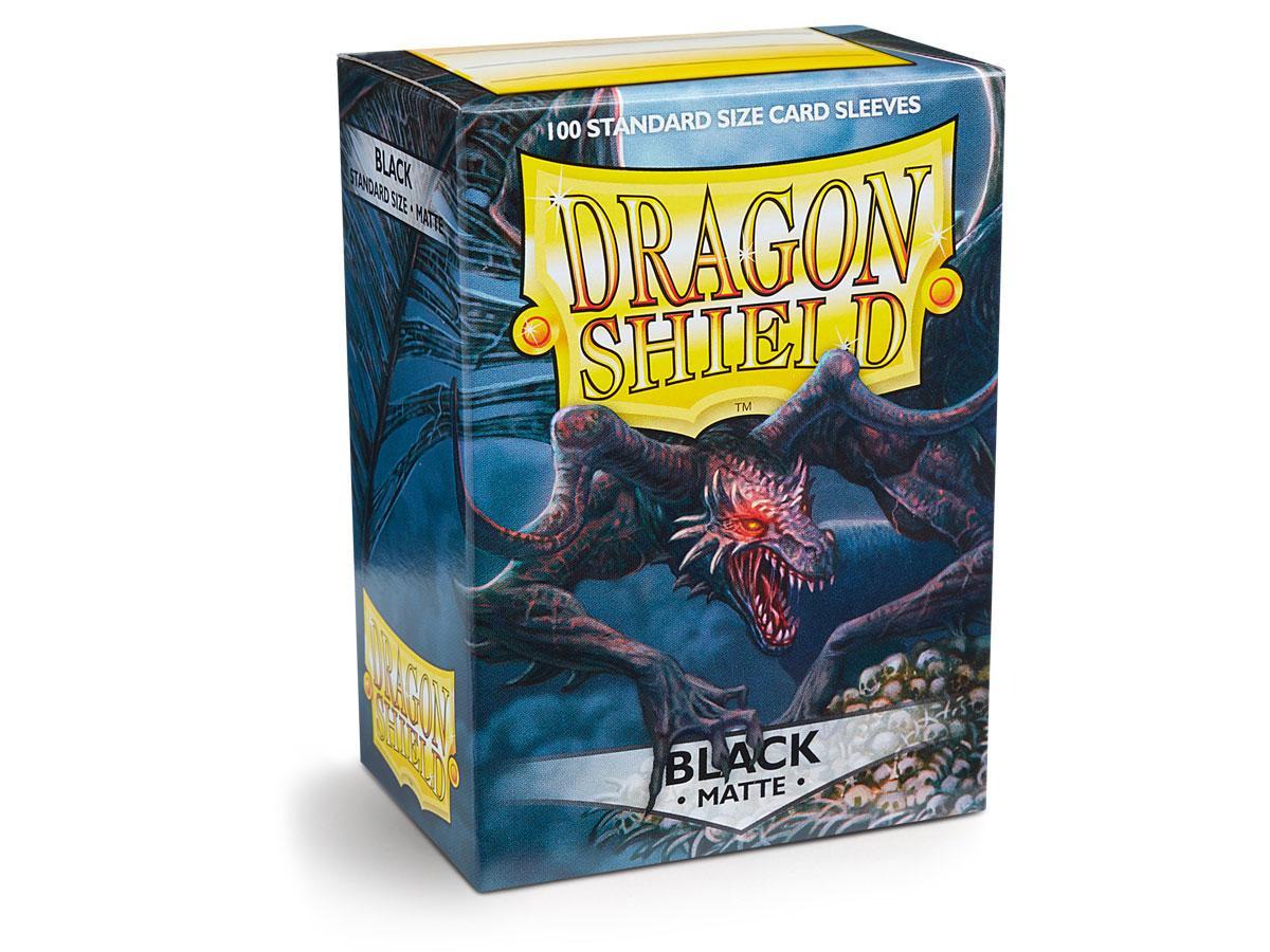 Dragon Shield Matte Sleeve - Black ‘Rhipodon’ 100ct | Gamer Loot