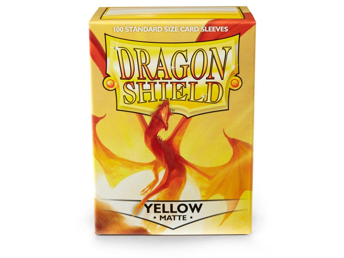 Dragon Shield Matte Sleeve - Yellow ‘Elichaphaz’ 100ct | Gamer Loot