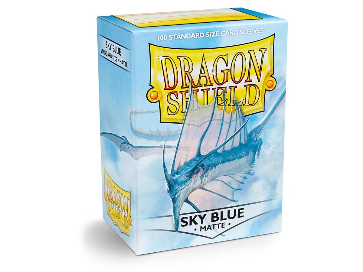 Dragon Shield Matte Sleeve - Sky Blue ‘Strata’ 100ct | Gamer Loot