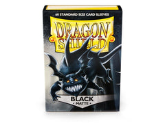 Dragon Shield Matte Sleeve - Black ‘Wanderer’ 60ct | Gamer Loot