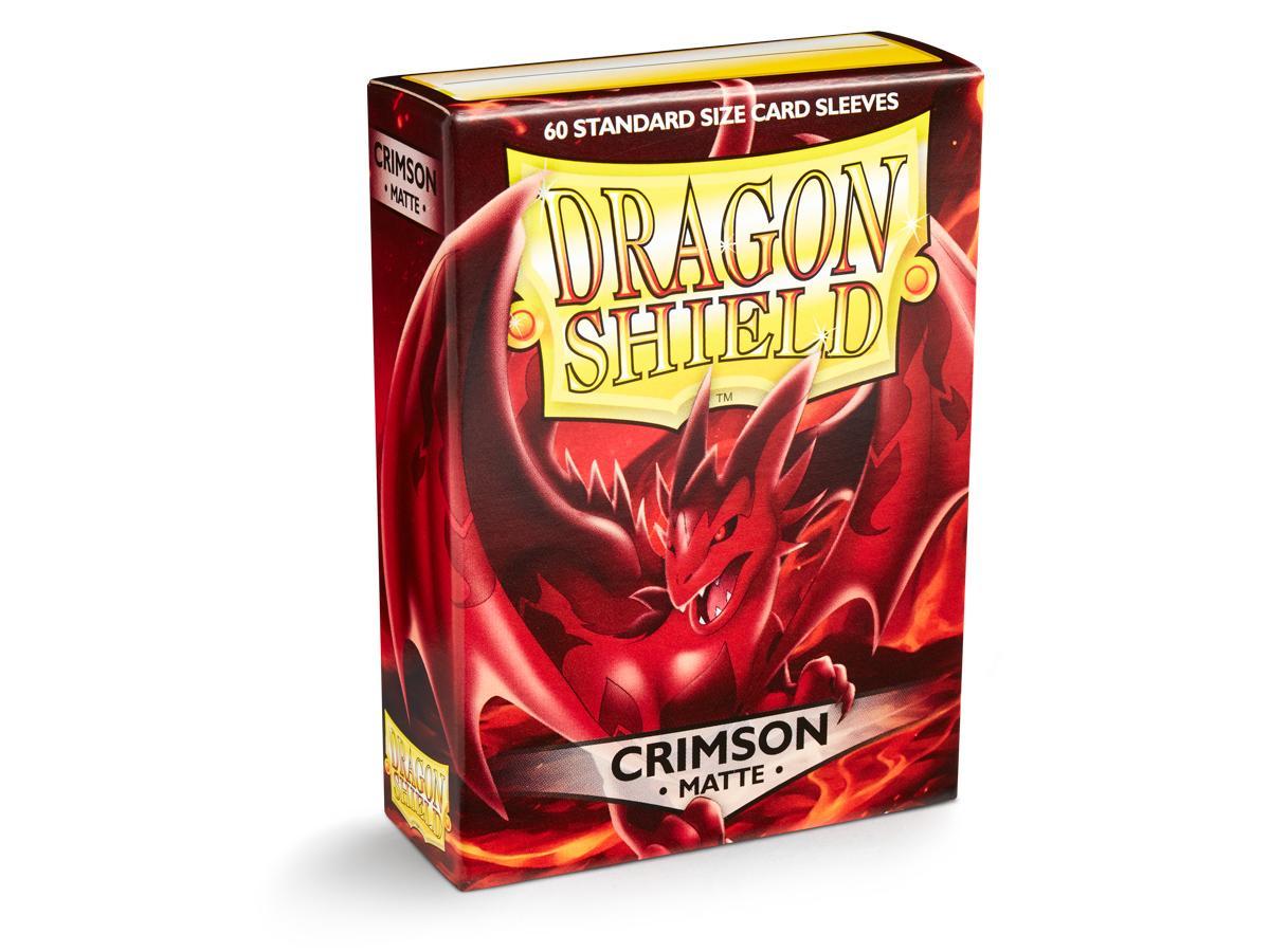 Dragon Shield Matte Sleeve - Crimson ‘Logi’ 60ct | Gamer Loot