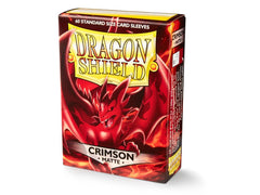 Dragon Shield Matte Sleeve - Crimson ‘Logi’ 60ct | Gamer Loot