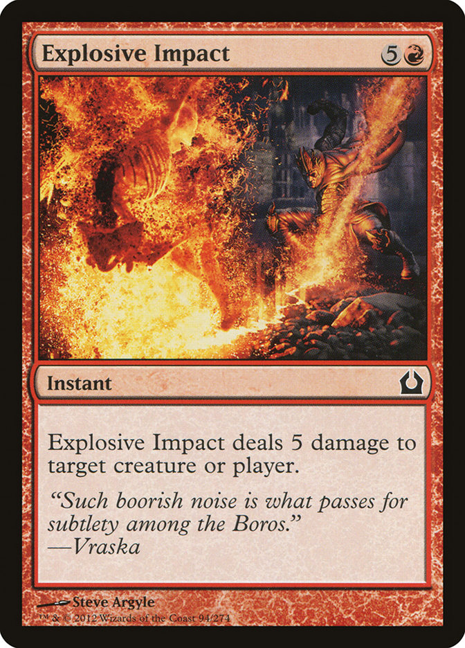 Explosive Impact [Return to Ravnica] | Gamer Loot