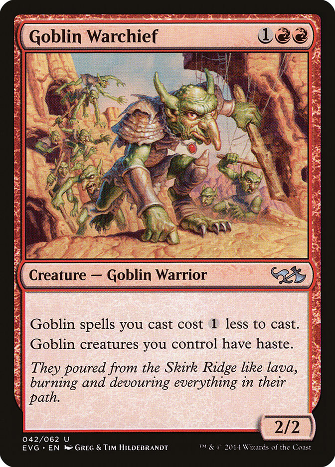 Goblin Warchief (Elves vs. Goblins) [Duel Decks Anthology] | Gamer Loot