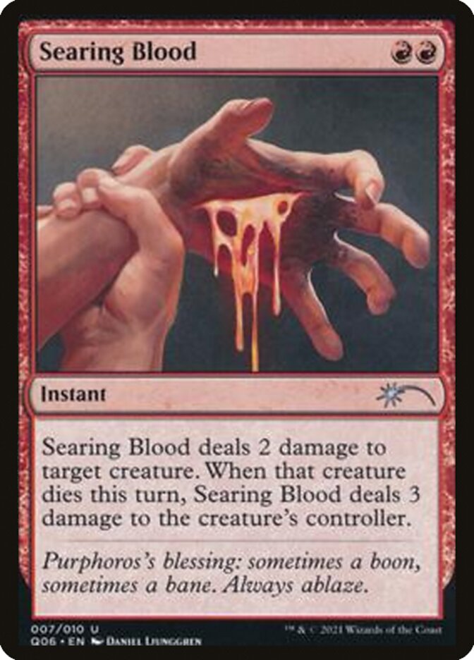 Searing Blood [Pioneer Challenger Decks 2021] | Gamer Loot