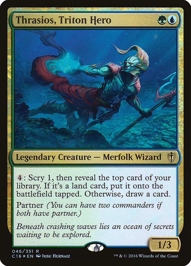 Thrasios, Triton Hero [Commander 2016] | Gamer Loot