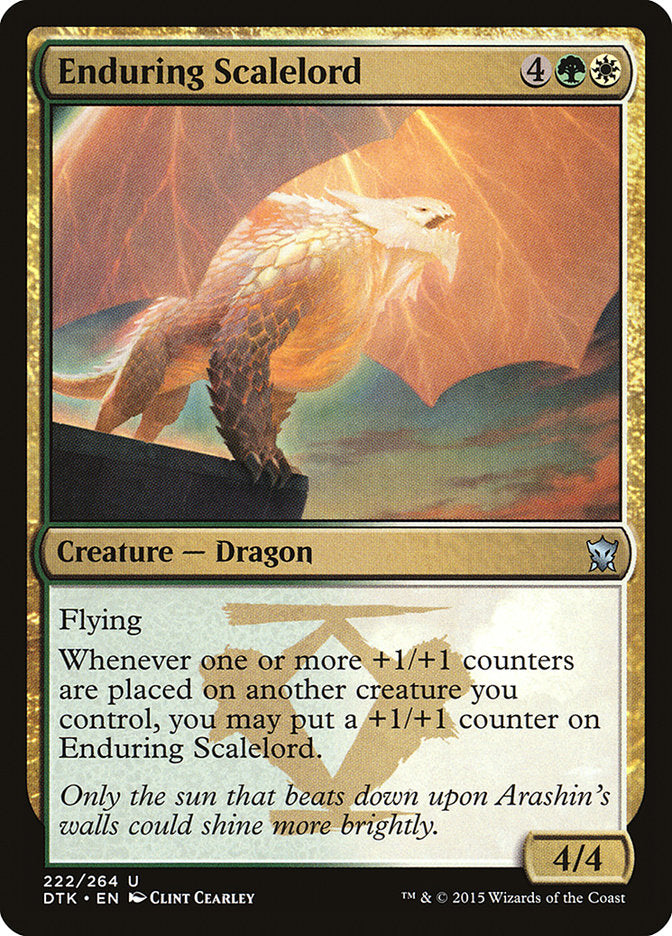 Enduring Scalelord [Dragons of Tarkir] | Gamer Loot