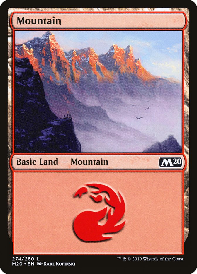 Mountain (274) [Core Set 2020] | Gamer Loot