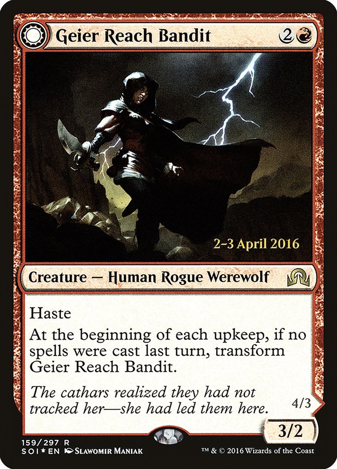 Geier Reach Bandit // Vildin-Pack Alpha [Shadows over Innistrad Prerelease Promos] | Gamer Loot