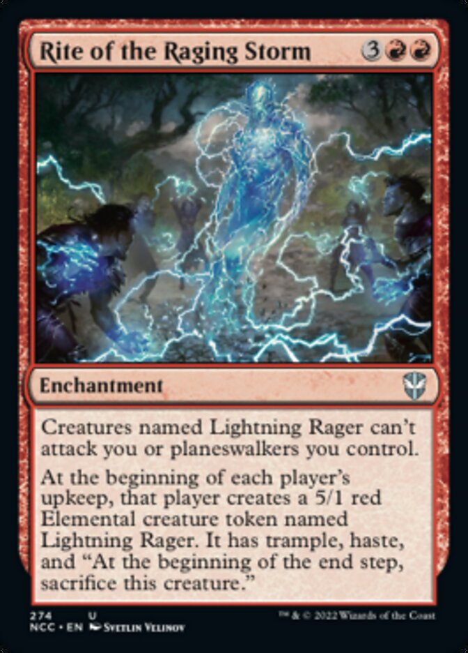 Rite of the Raging Storm [Streets of New Capenna Commander] | Gamer Loot