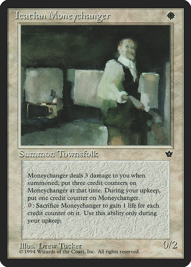 Icatian Moneychanger (Drew Tucker) [Fallen Empires] | Gamer Loot