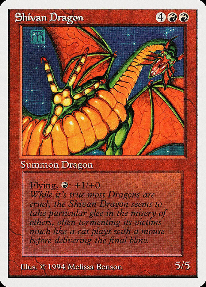 Shivan Dragon [Summer Magic / Edgar] | Gamer Loot