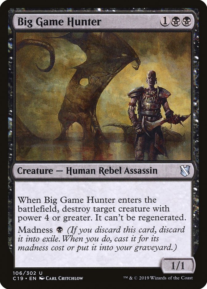 Big Game Hunter [Commander 2019] | Gamer Loot