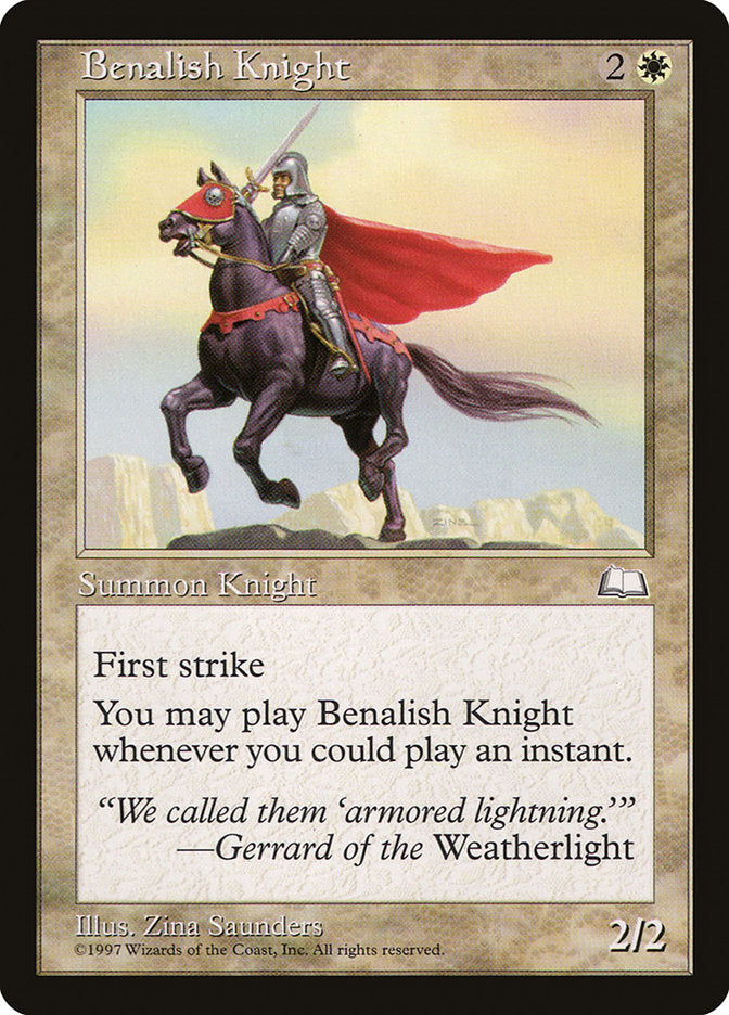 Benalish Knight [Weatherlight] | Gamer Loot