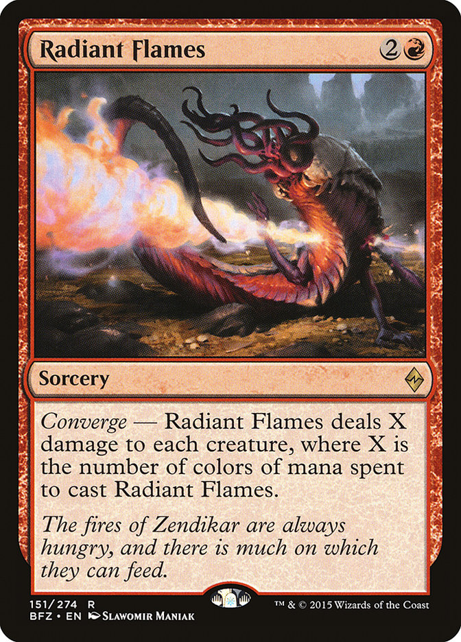 Radiant Flames [Battle for Zendikar] | Gamer Loot