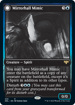 Mirrorhall Mimic // Ghastly Mimicry [Innistrad: Double Feature] | Gamer Loot