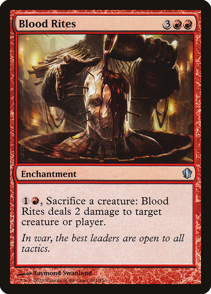 Blood Rites [Commander 2013] | Gamer Loot