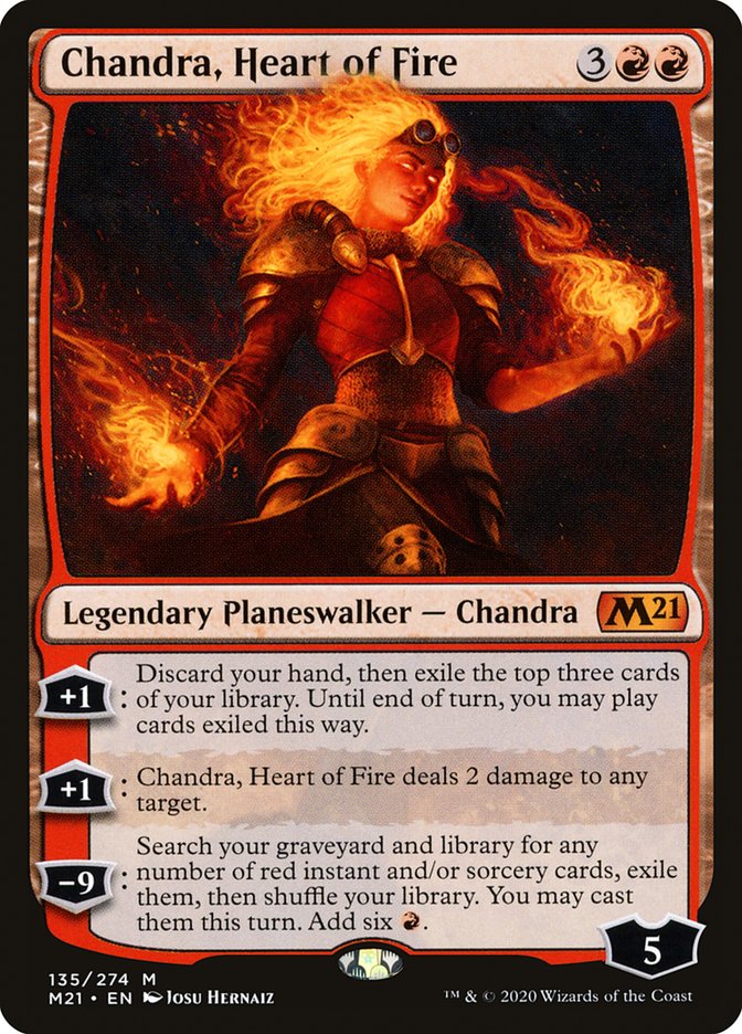 Chandra, Heart of Fire [Core Set 2021] | Gamer Loot