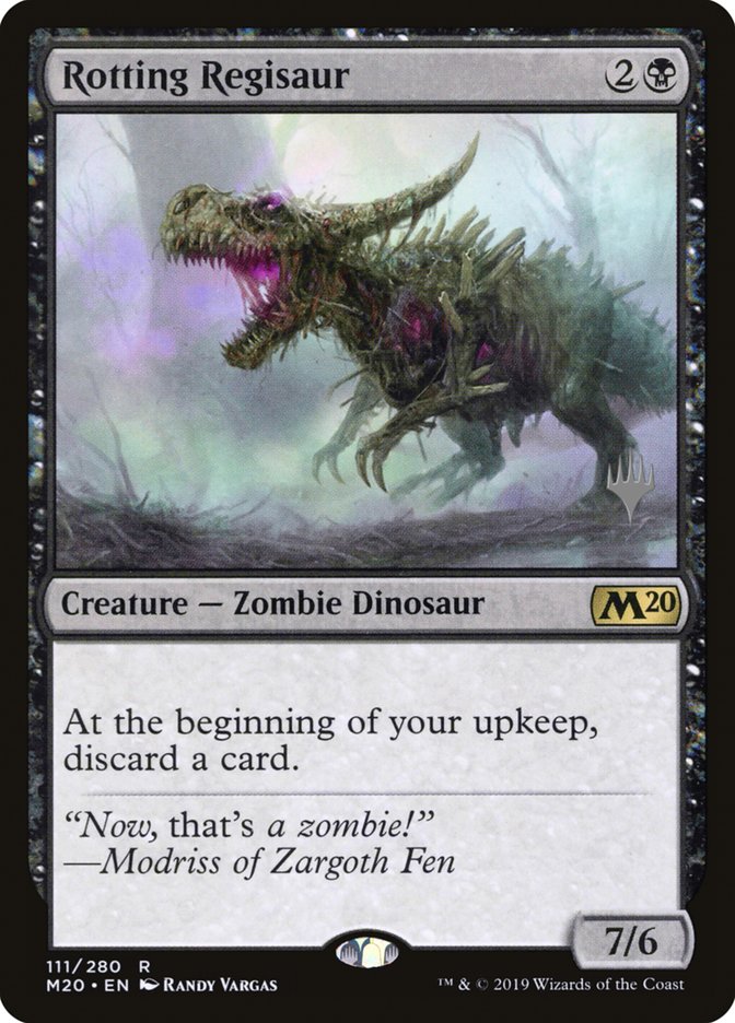 Rotting Regisaur (Promo Pack) [Core Set 2020 Promos] | Gamer Loot