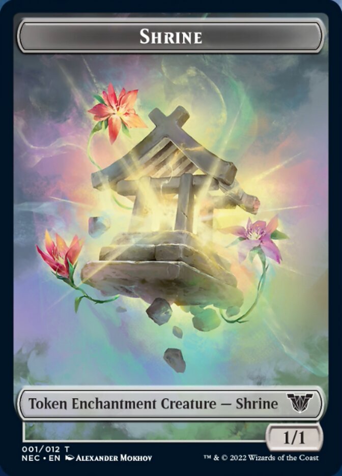 Shrine Token [Kamigawa: Neon Dynasty Commander Tokens] | Gamer Loot