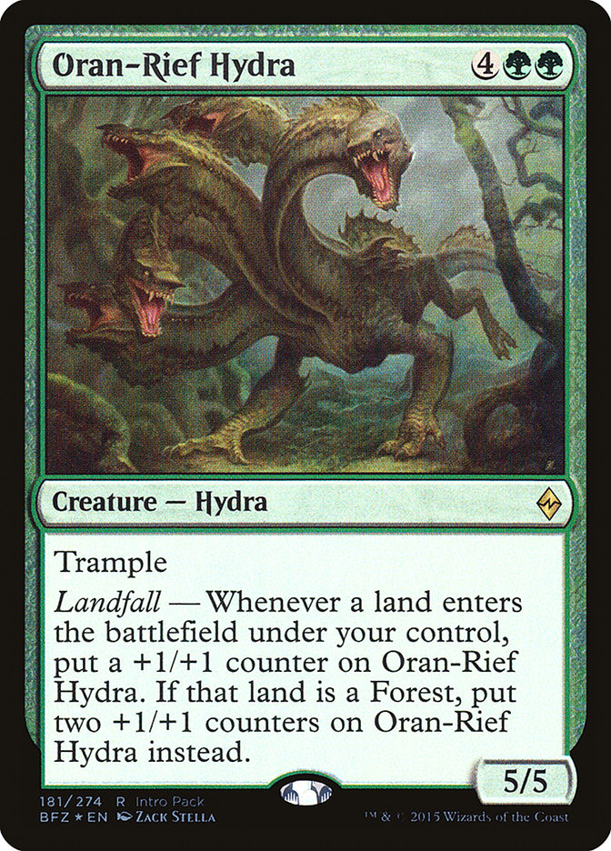 Oran-Rief Hydra (Intro Pack) [Battle for Zendikar Promos] | Gamer Loot