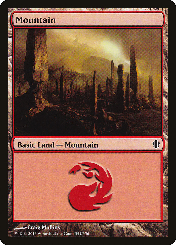 Mountain (351) [Commander 2013] | Gamer Loot