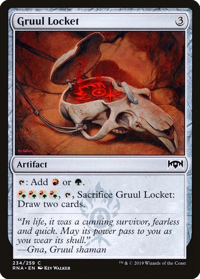 Gruul Locket [Ravnica Allegiance] | Gamer Loot