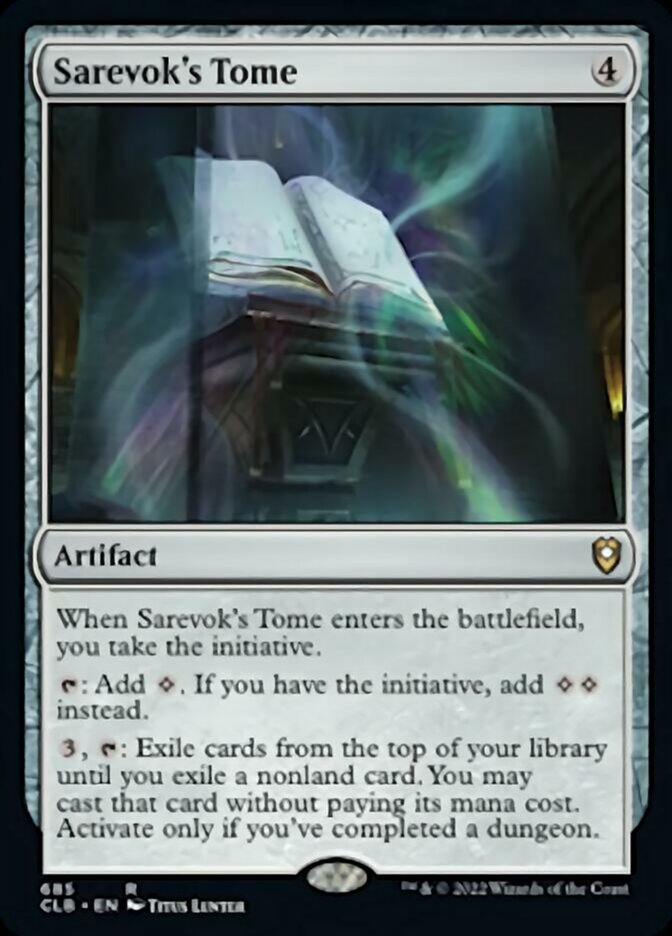 Sarevok's Tome [Commander Legends: Battle for Baldur's Gate] | Gamer Loot