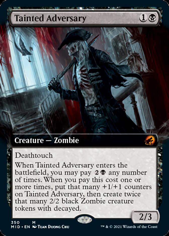 Tainted Adversary (Extended) [Innistrad: Midnight Hunt] | Gamer Loot