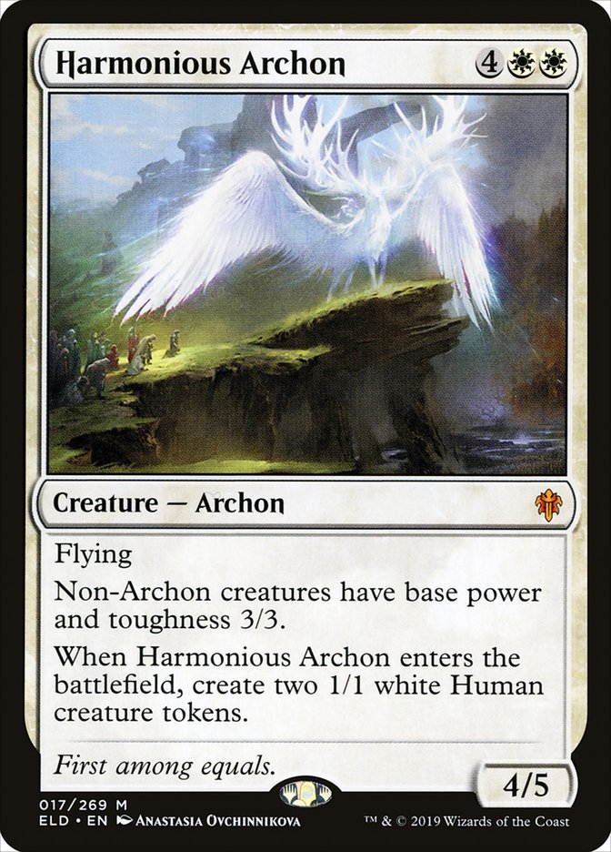 Harmonious Archon [Throne of Eldraine] | Gamer Loot