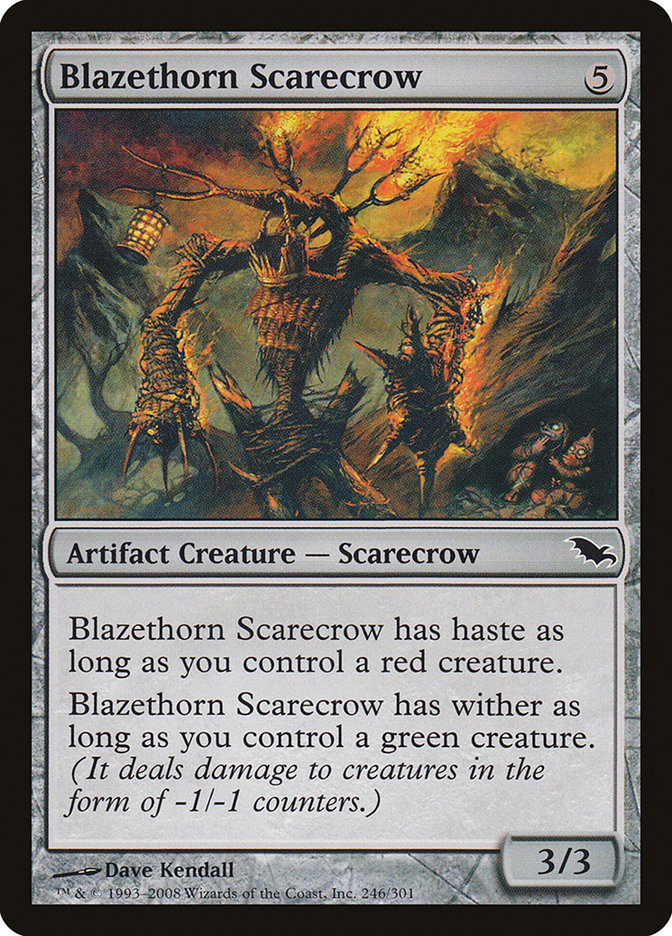 Blazethorn Scarecrow [Shadowmoor] | Gamer Loot