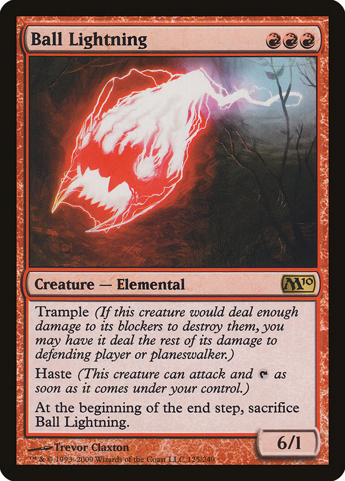 Ball Lightning [Magic 2010] | Gamer Loot