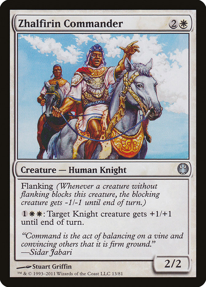 Zhalfirin Commander [Duel Decks: Knights vs. Dragons] | Gamer Loot