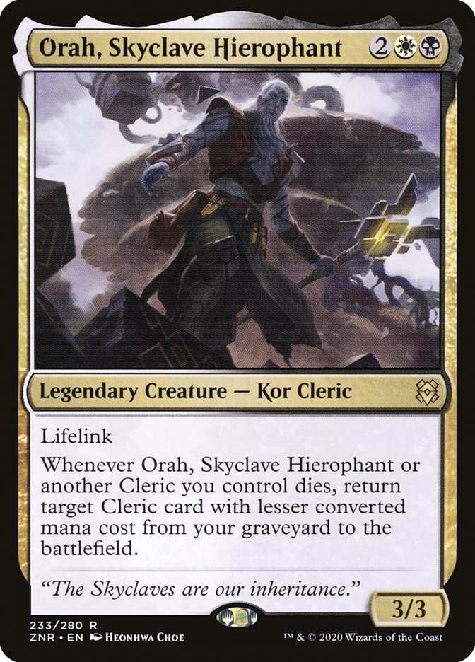 Orah, Skyclave Hierophant [Zendikar Rising] | Gamer Loot