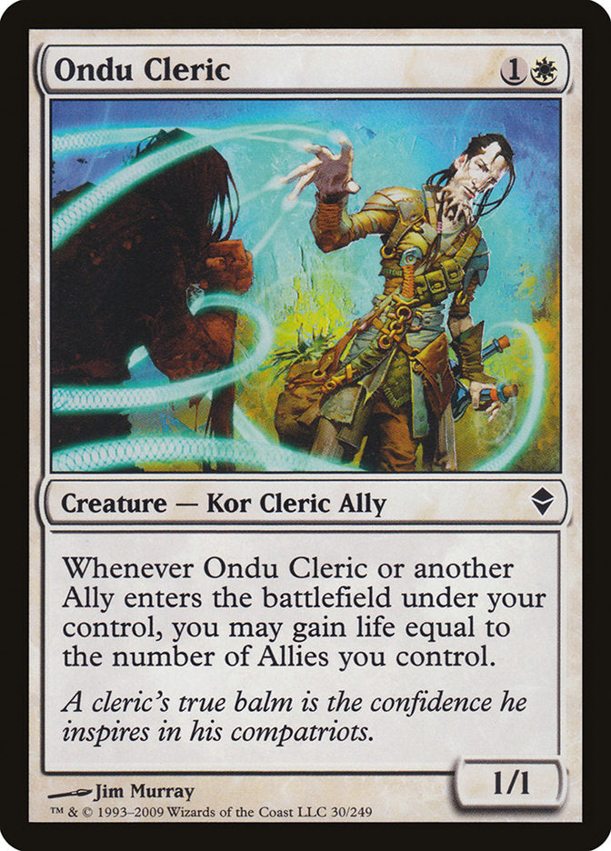 Ondu Cleric [Zendikar] | Gamer Loot