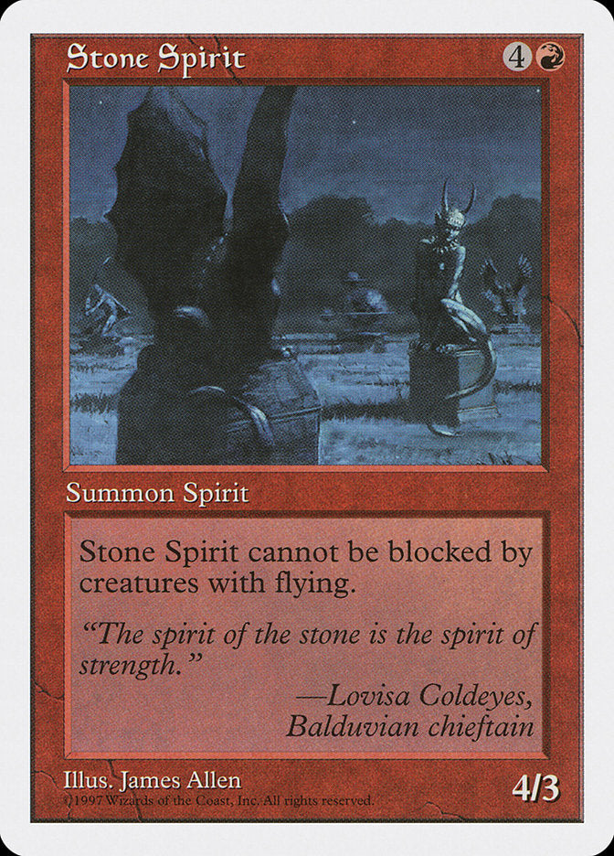 Stone Spirit [Fifth Edition] | Gamer Loot